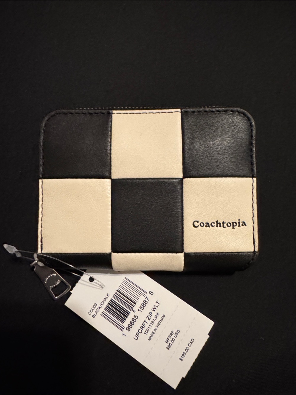 NWT! Coachtopia Wallet Black/Chalk